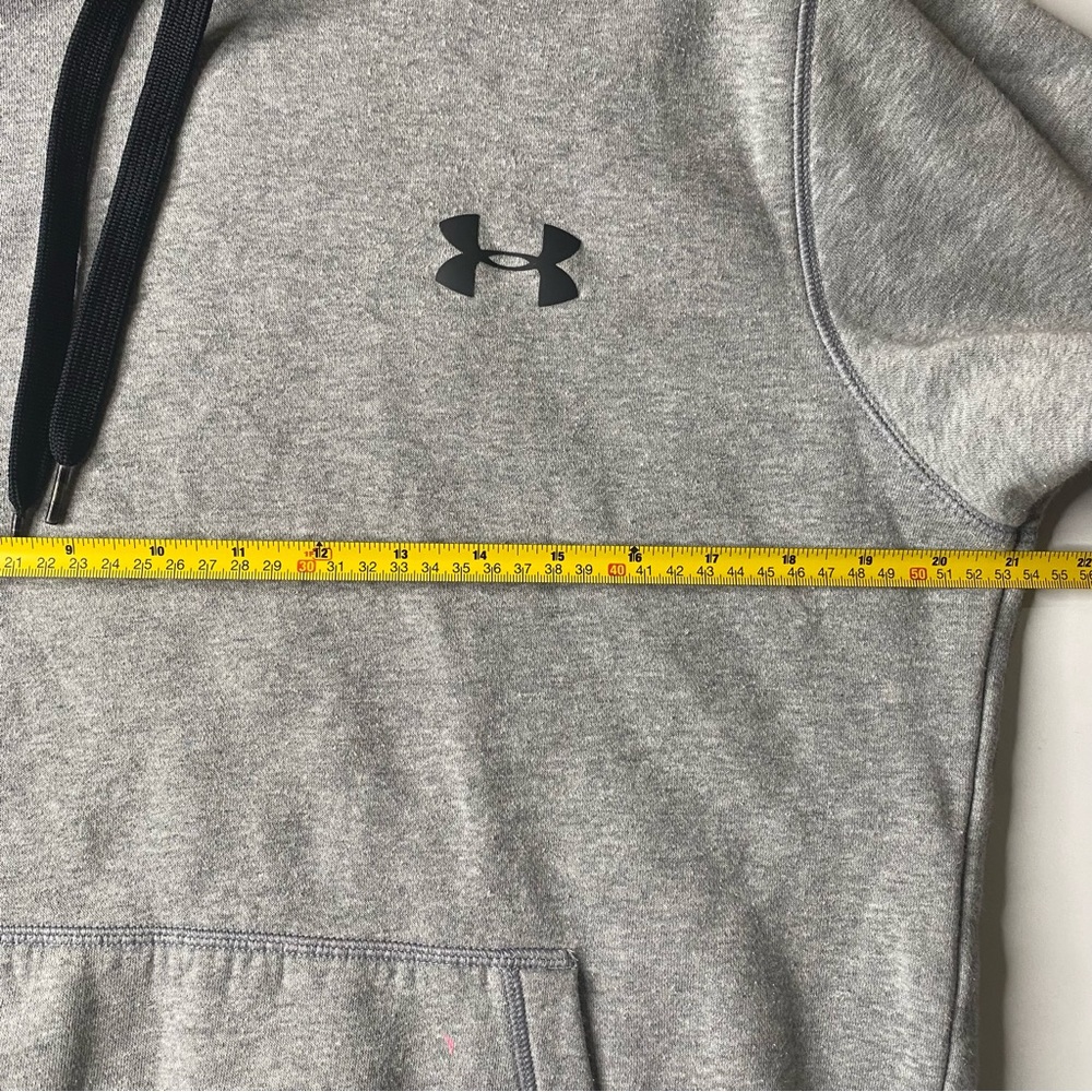 Under Armour Basic Grey And Black Pullover Hoodie… - image 7